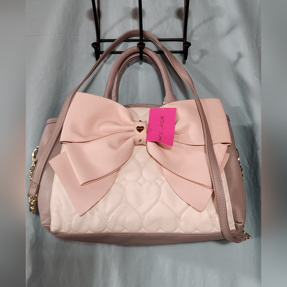 NWT BETSEY JOHNSON BIG BOW SATCHEL